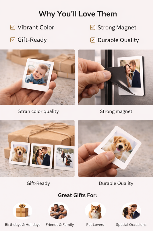 Custom Picture Magnets – Turn Your Memories Into Magnets